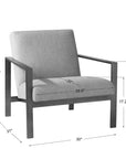 Wills - Contemporary Accent Chair - Beige