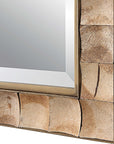 Cocos - Coconut Shell Mirror - Light Brown