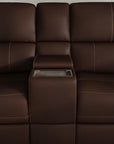 Henry - Power Reclining Loveseat With Console & Power Headrests & Lumbar
