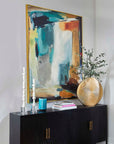 Painters High - Revisited Framed Abstract Art - Gold