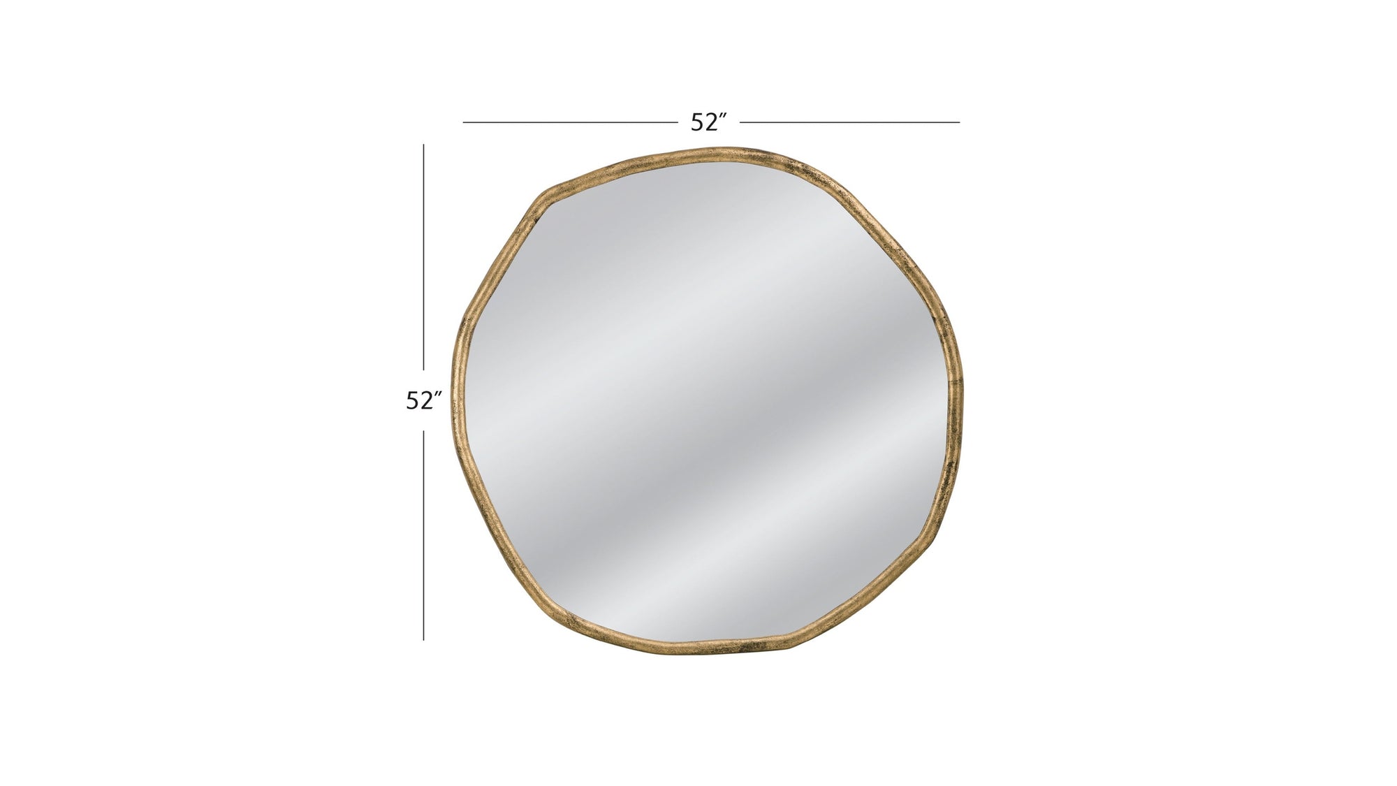 Grant - Wall Mirror - Gold