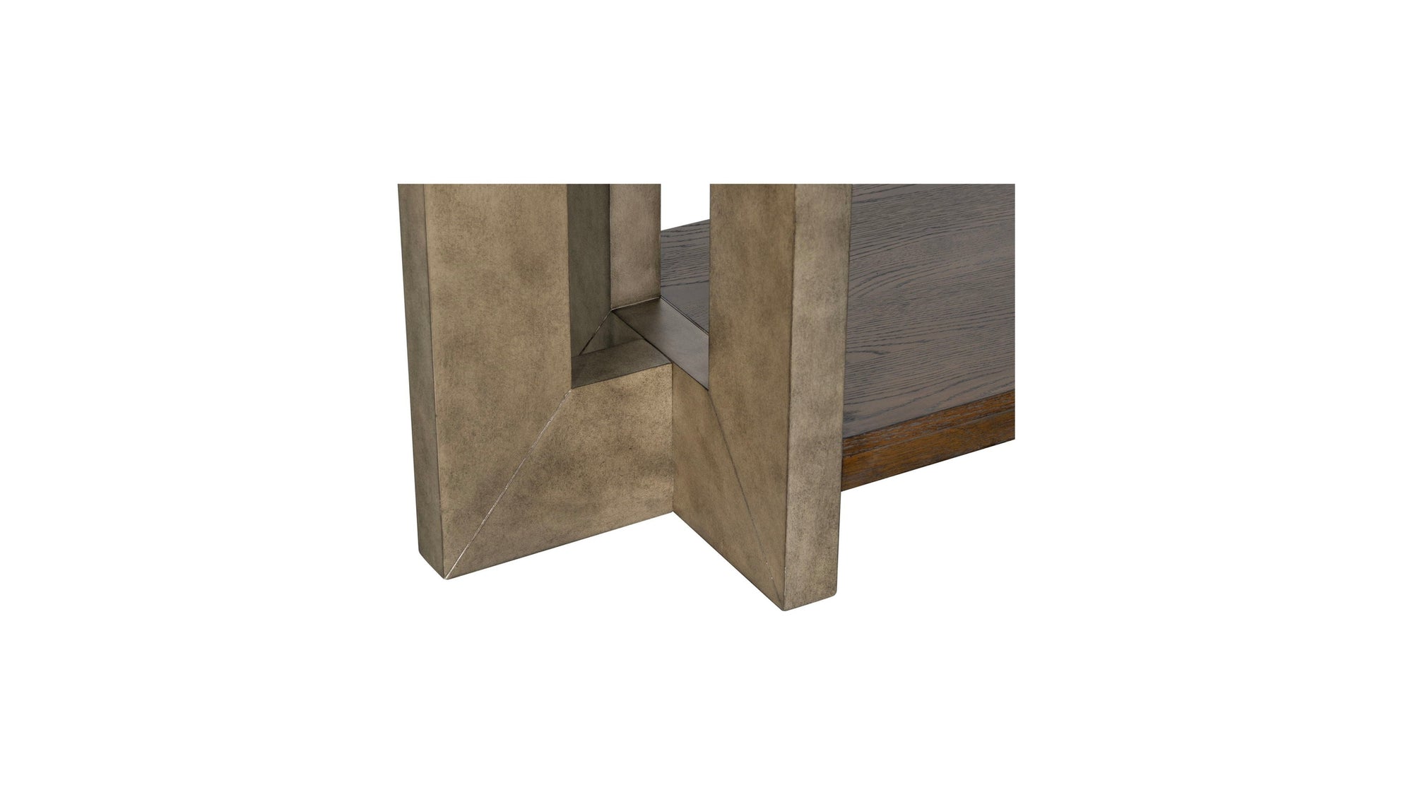Nova - Console Table - Cerused Charcoal Oak