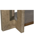 Nova - Console Table - Cerused Charcoal Oak