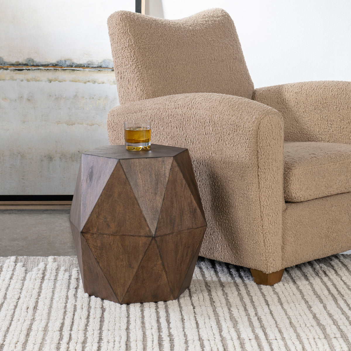 Volker - Geometric Accent Table