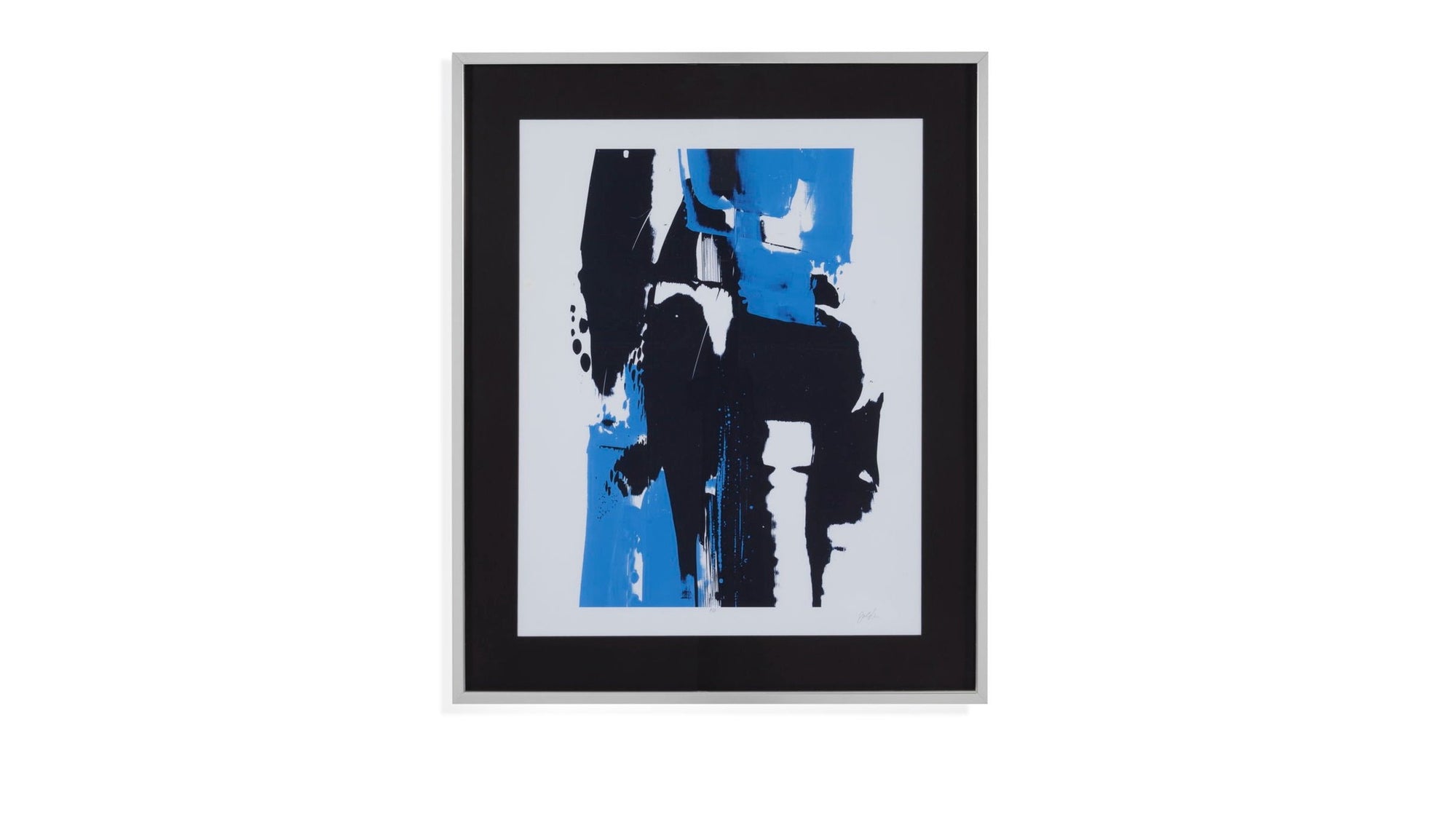 Monolith I Framed Print - Blue