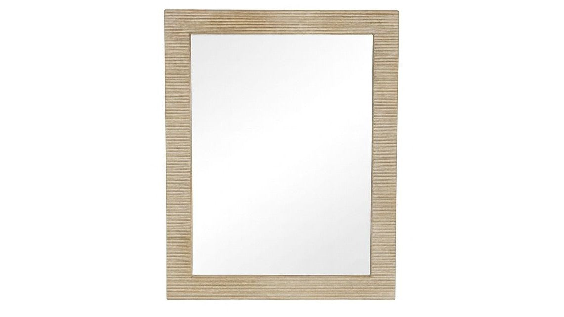 Brielle - Wall Mirror - Distressed White