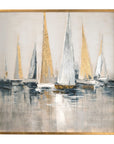 Regatta - Nautical Art - Blue
