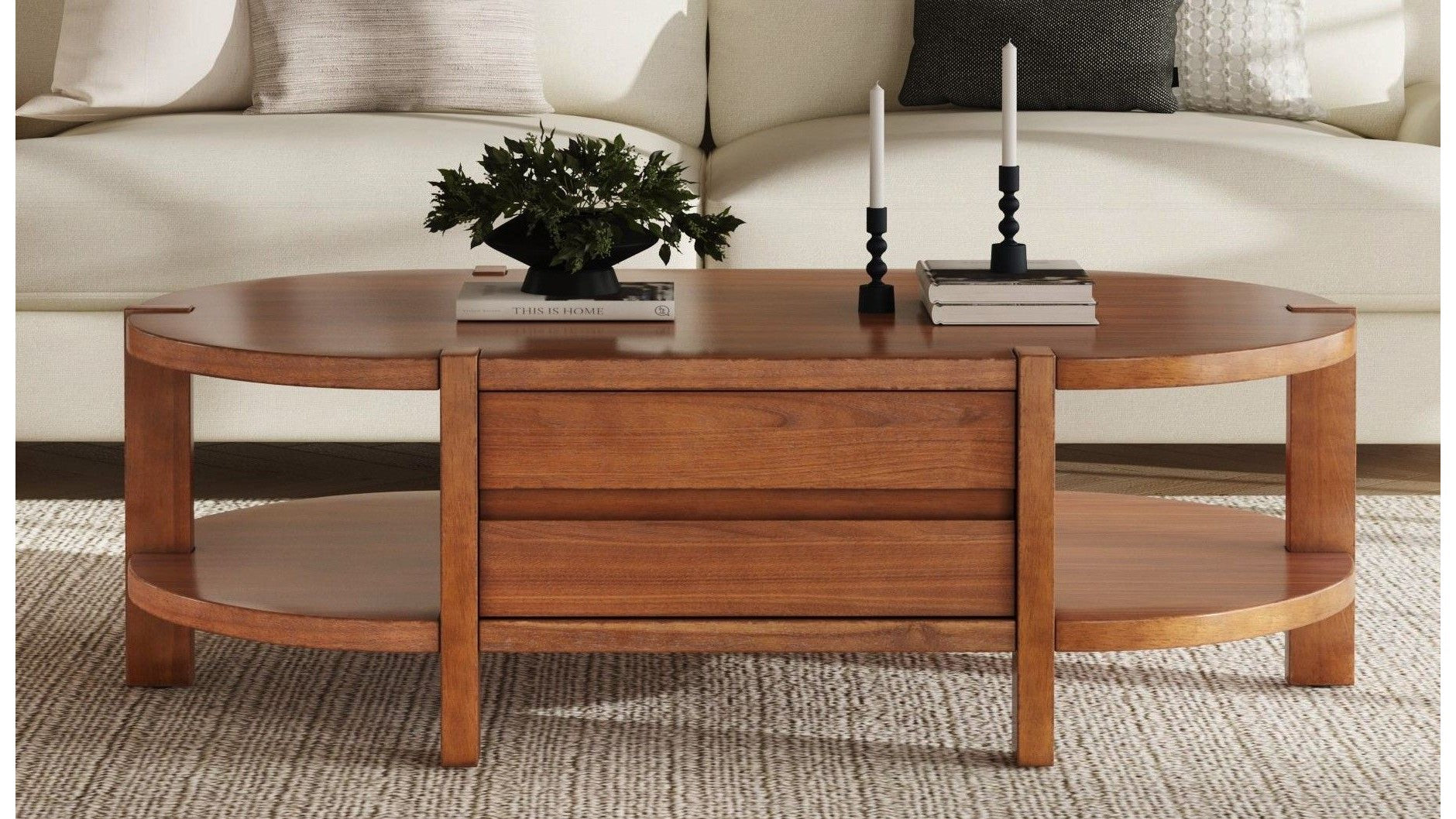 Winston - Cocktail Table - Warm Walnut