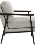 Sebastian - Cast Iron Accent Chair - Gray