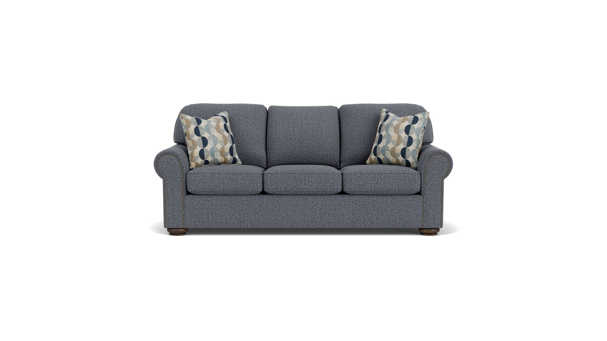 Preston - Fabric Sleeper With Nailhead Trim