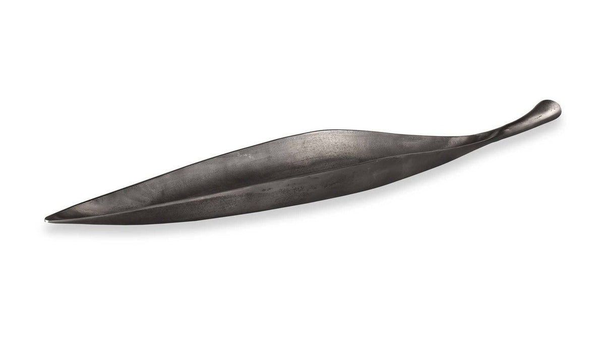 Leaflet - Outdoor Bowl - Dark Nickel