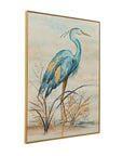 Marshlands Framed Canvas - Beige / Blue