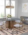 Symmetry - Dining Table - Brown