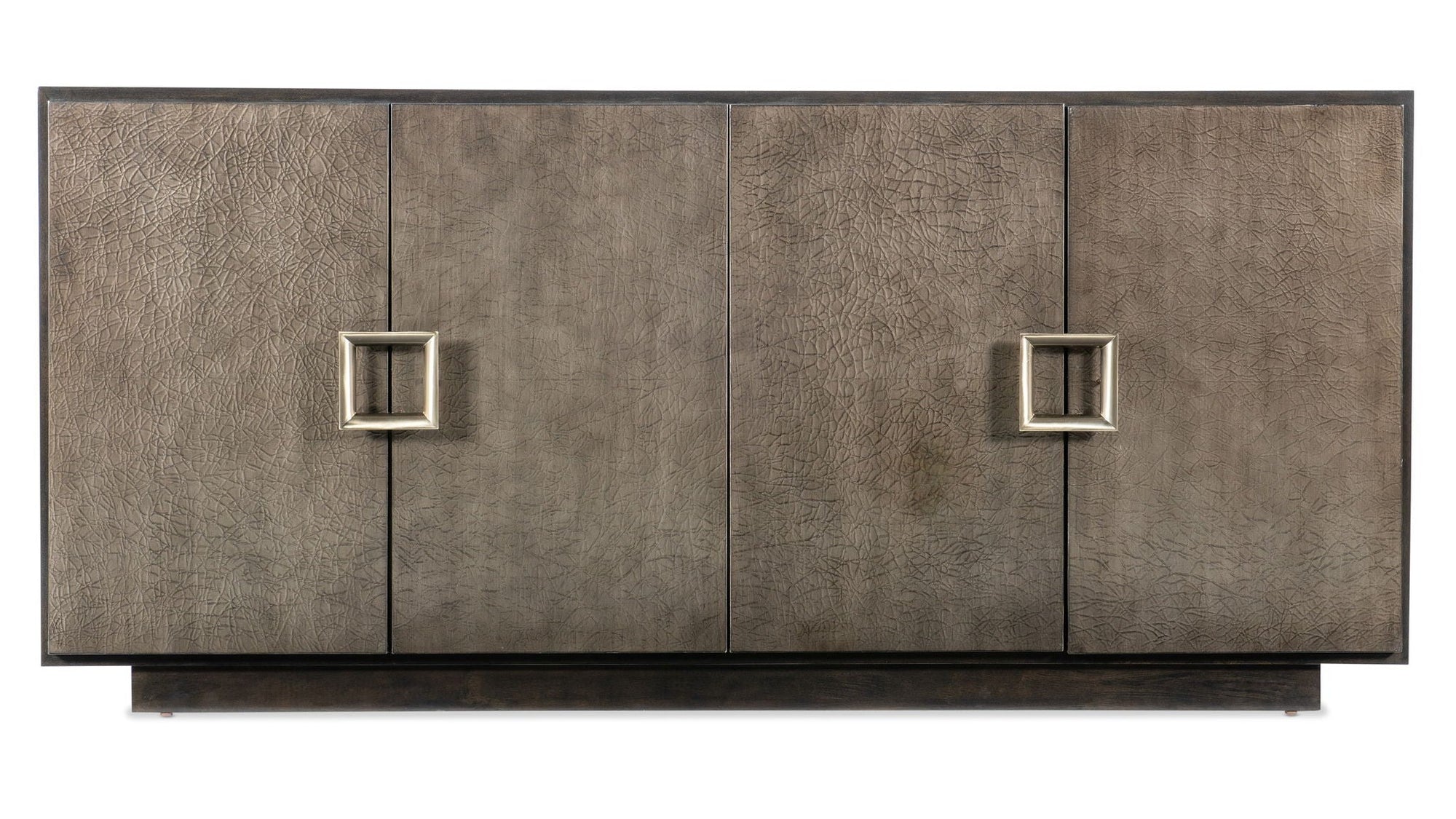 Melange - Asher Four Door Entertainment Credenza - Dark Brown