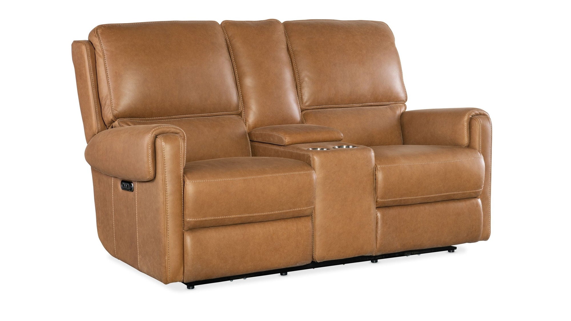 SS - Somers Power Console Loveseat With Power Headrest