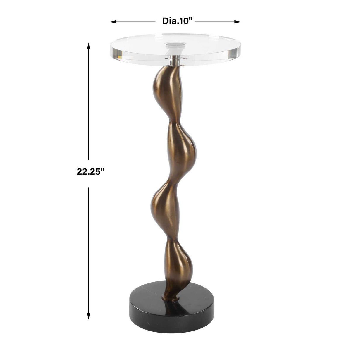 Remolino - Drink Table - Bronze