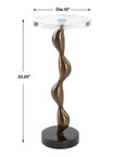 Remolino - Drink Table - Bronze