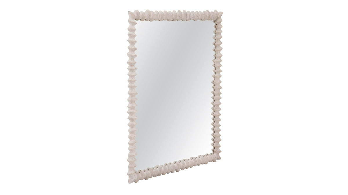 Churchill - Wall Mirror - Distressed White