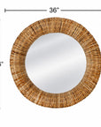 Malibu - Wall Mirror - Natural
