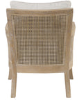 Encore - Natural Armchair - White