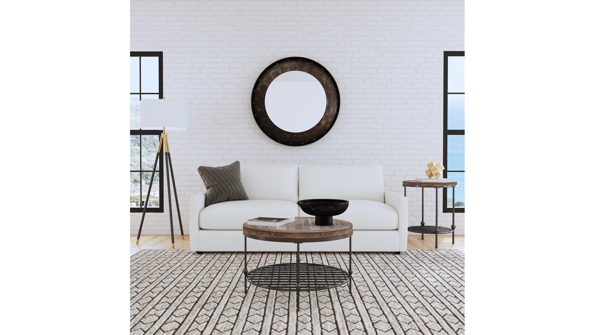 Rowe - Floor Lamp - Black