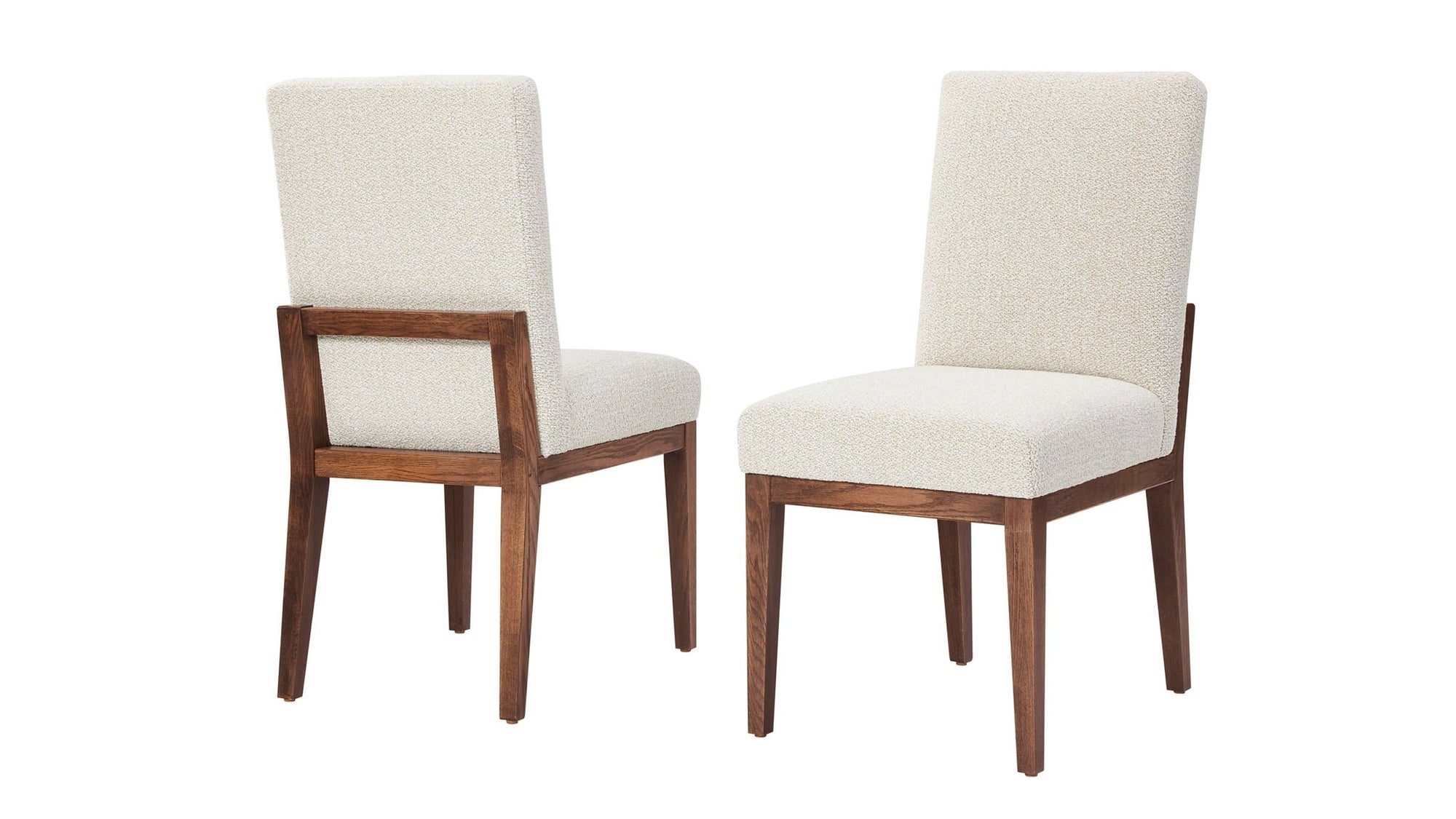 Dovetail - Upholstered Side Chair - Natural Legs