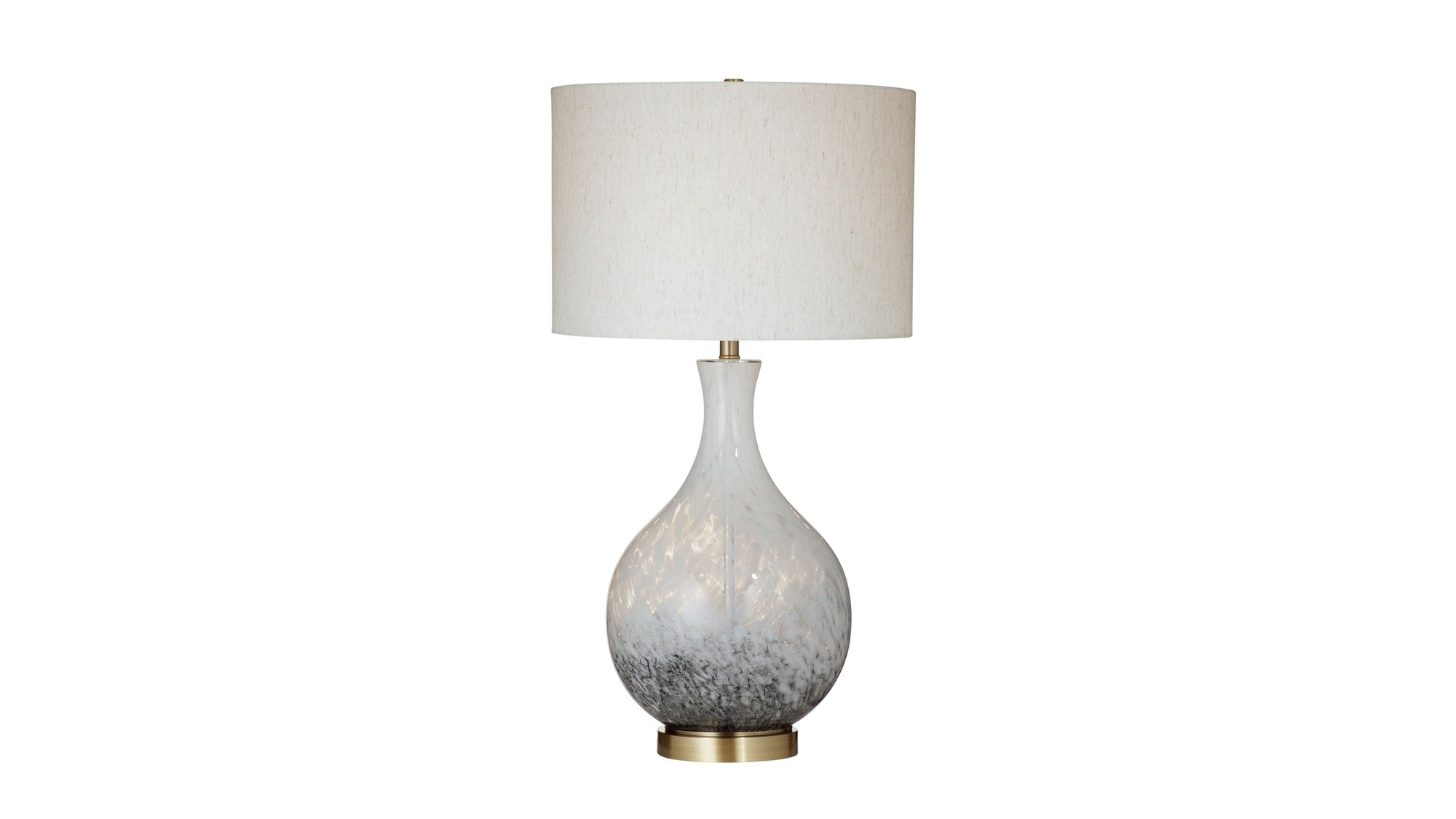 Spey - Table Lamp - White / Black / Brushed Gold