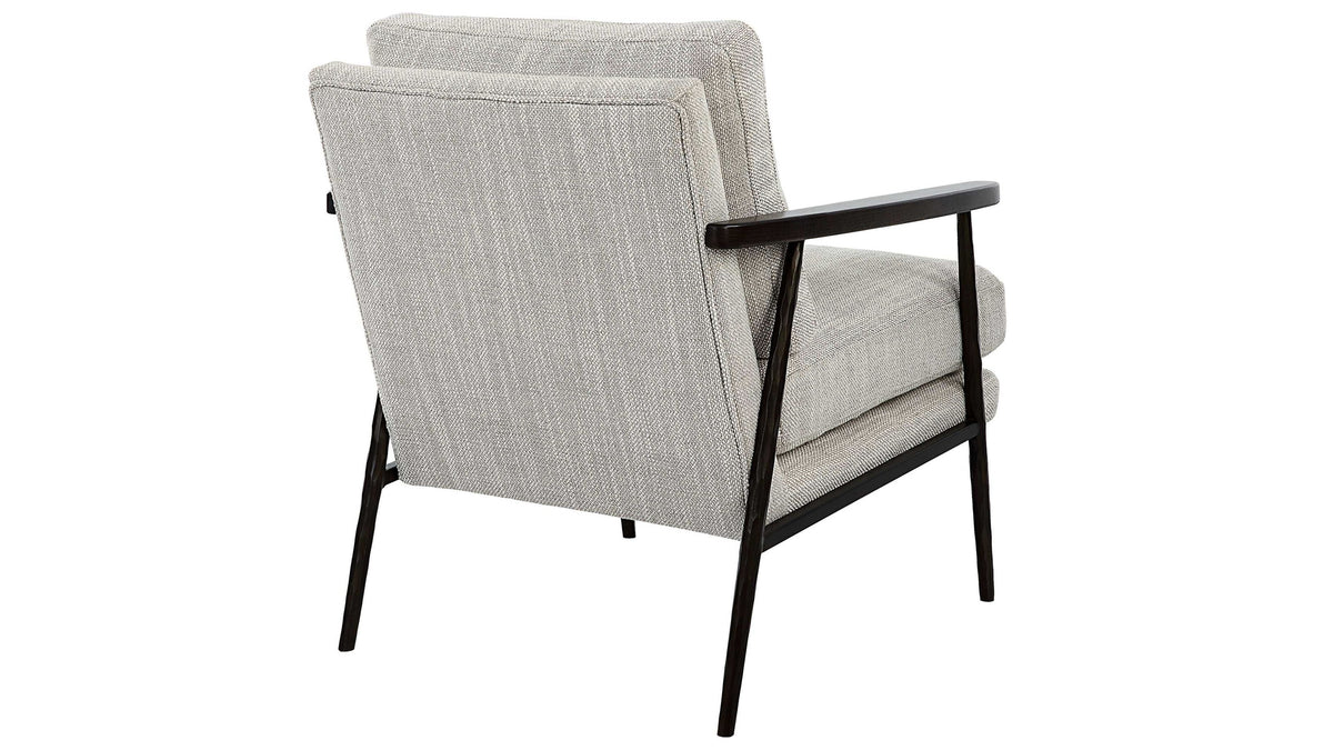 Sebastian - Cast Iron Accent Chair - Gray