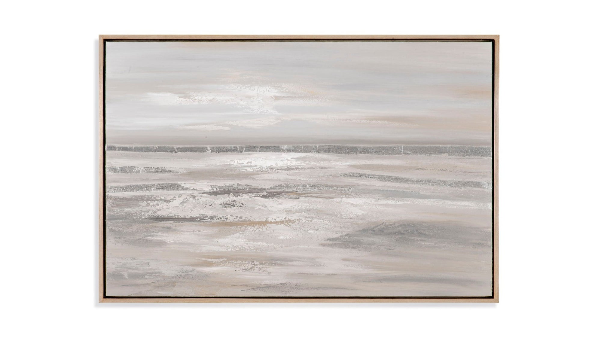 Silver Landscape Canvas Art - Gray