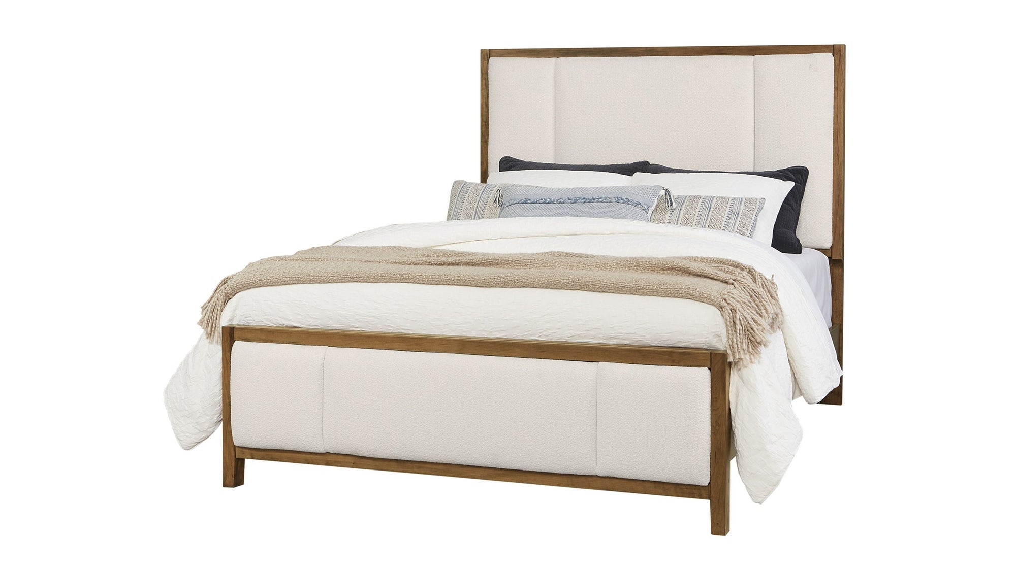 Crafted Cherry - Erin's Upholstered Bed