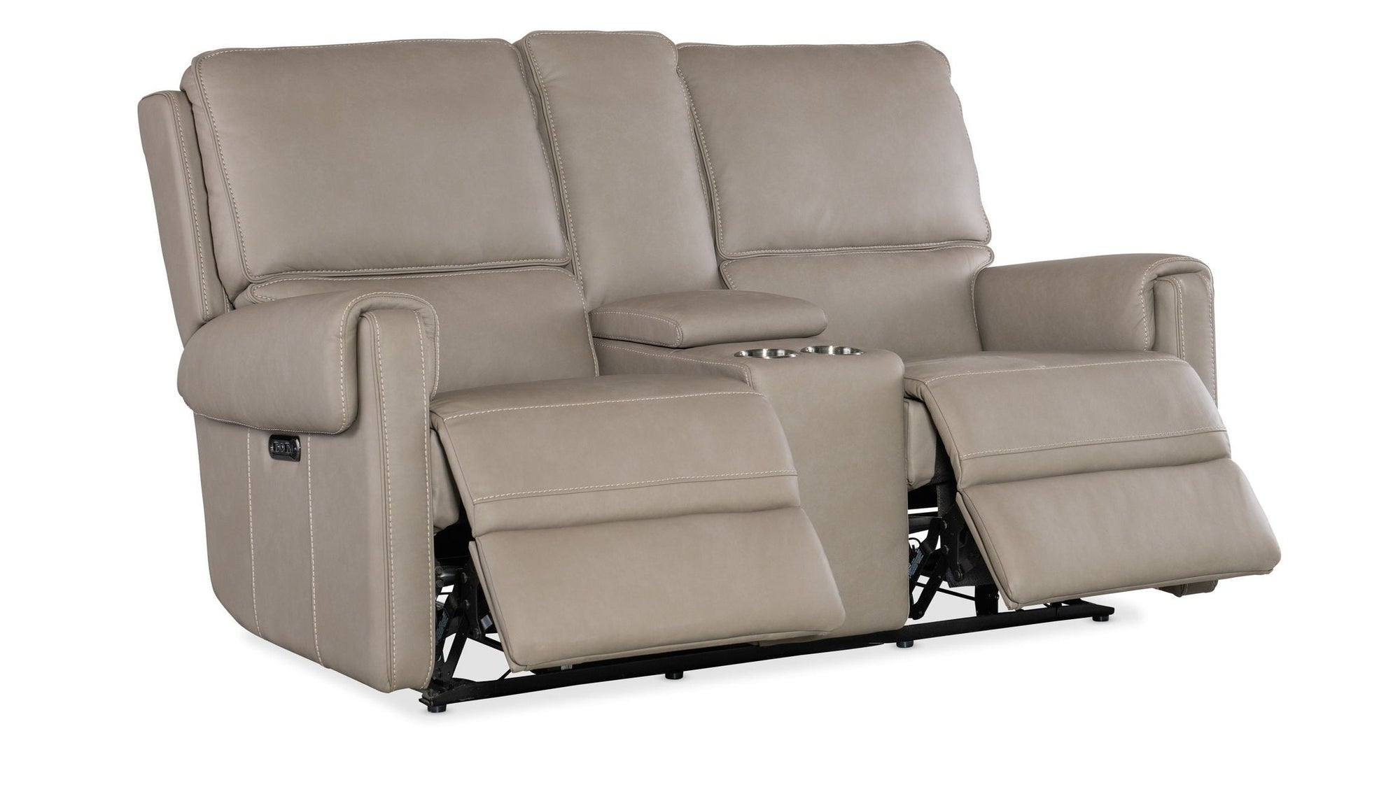 SS - Somers Power Console Loveseat With Power Headrest