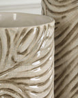 Timber - Swirl Vases (Set of 2) - Earth Tone