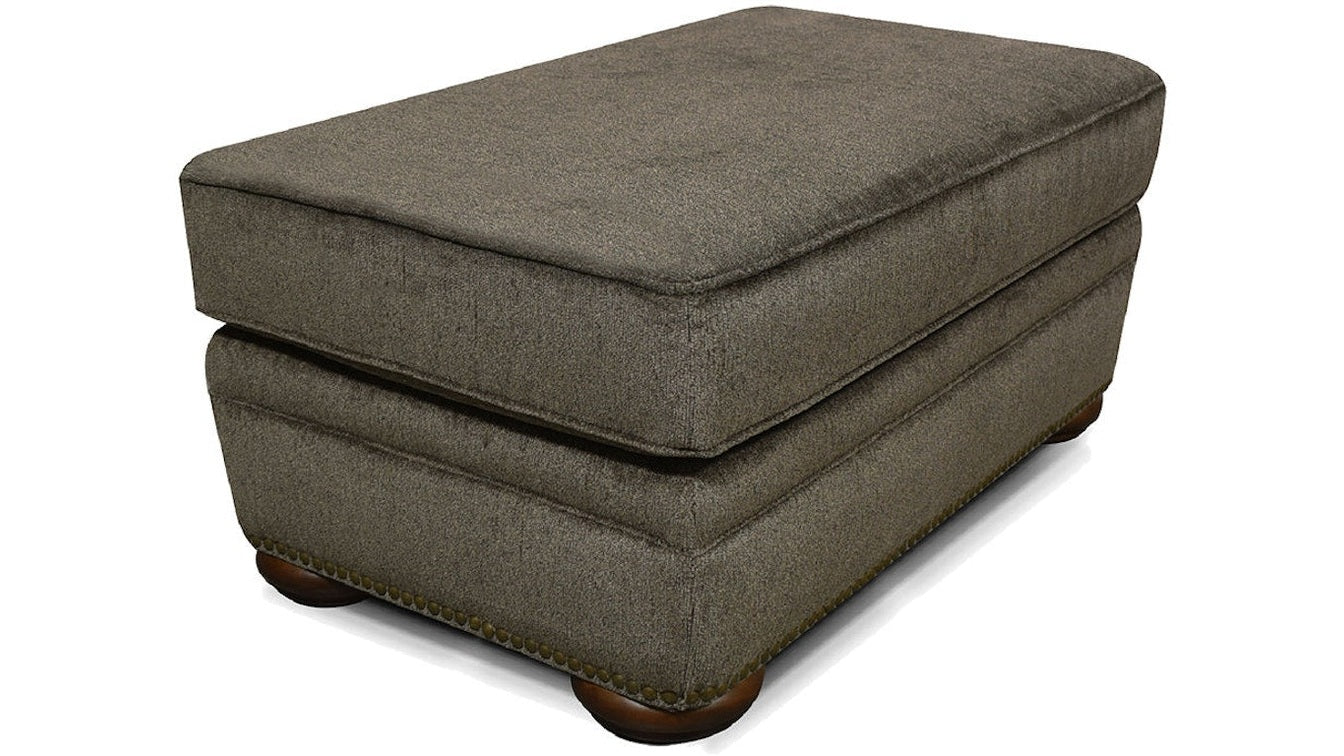 Knox Ottoman with Nails