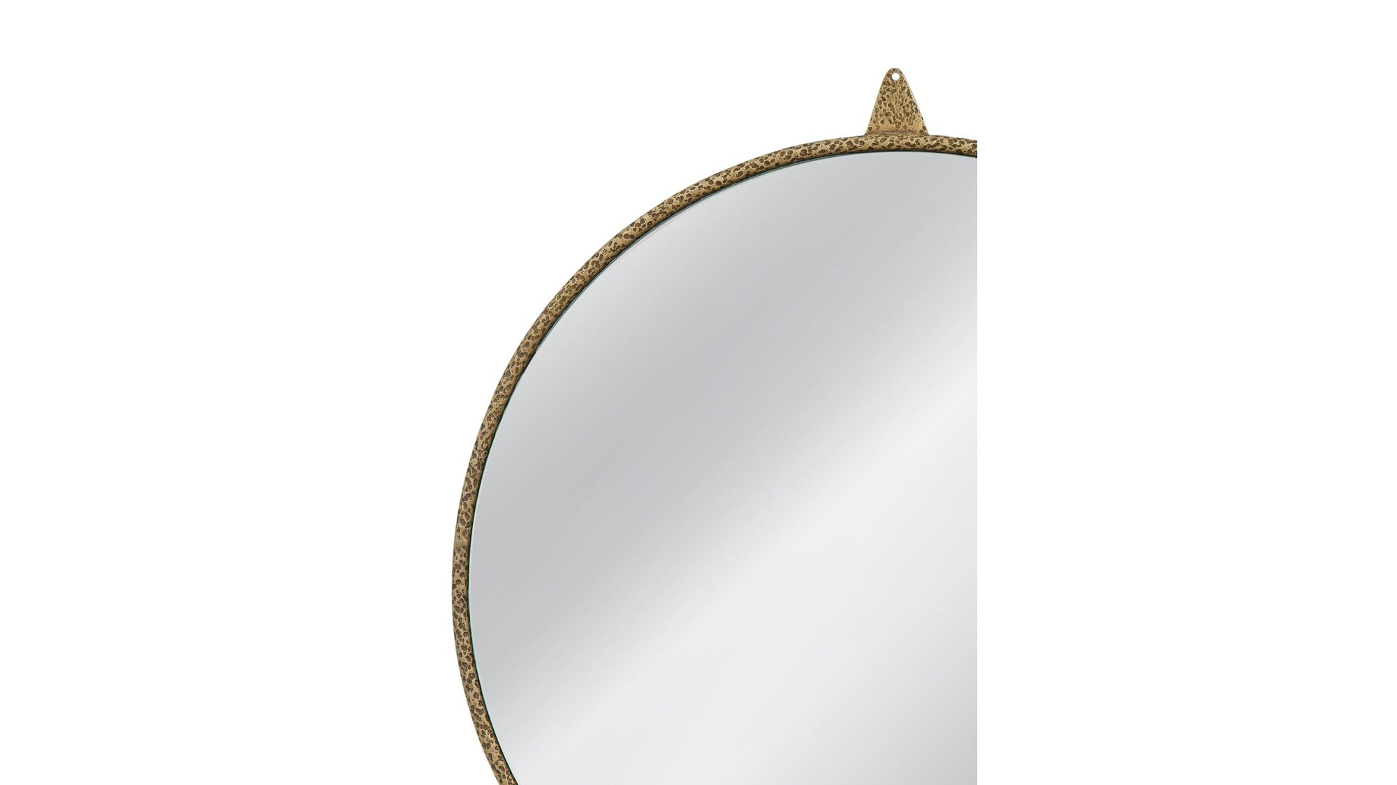 Ezra - Wall Mirror - Antique Brass