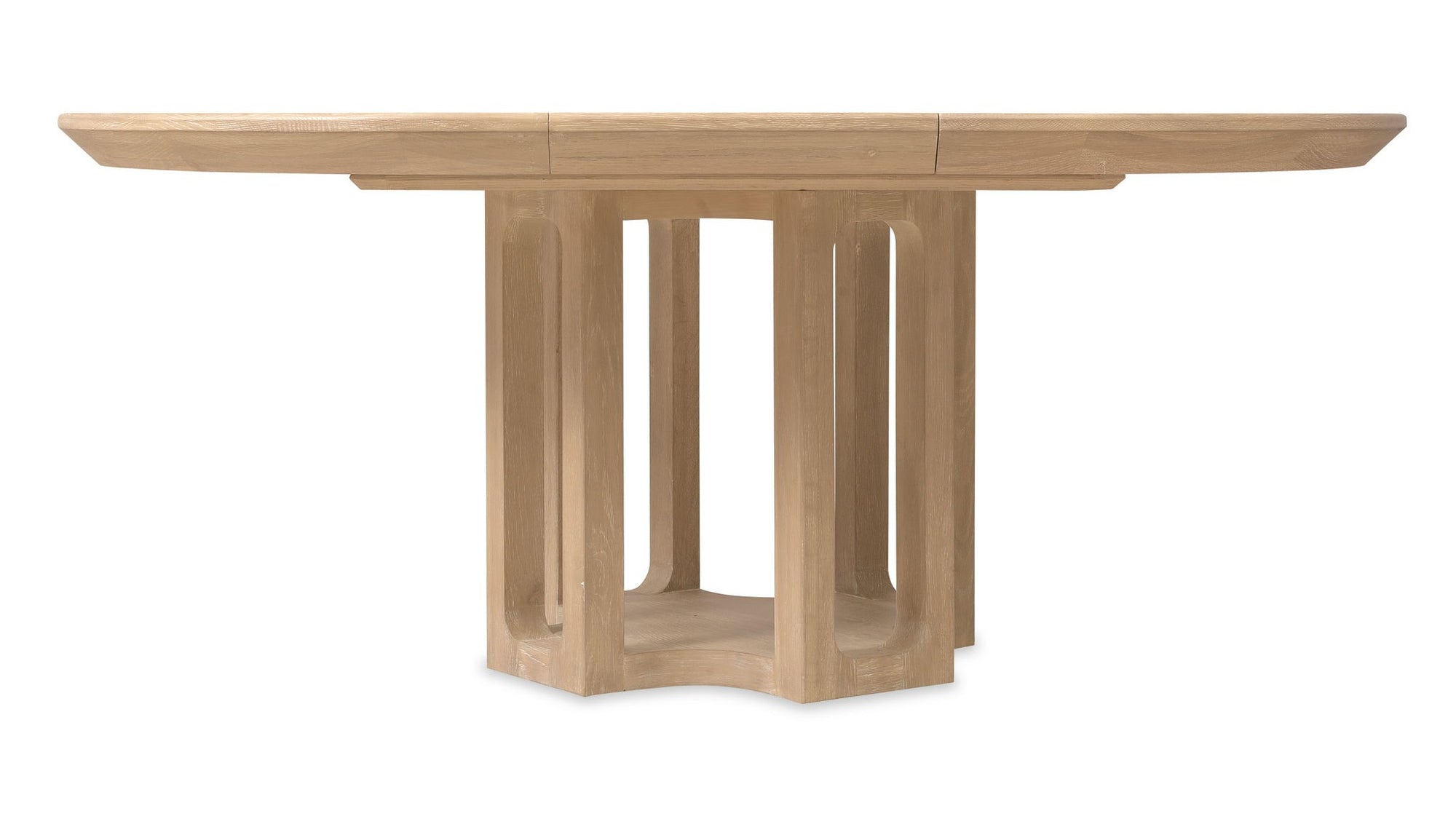 Banyon Bay - Round Dining Table With One 18" Leaf - Light Brown