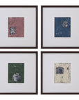 Dual Dichotomy II Framed Print - Blue / White