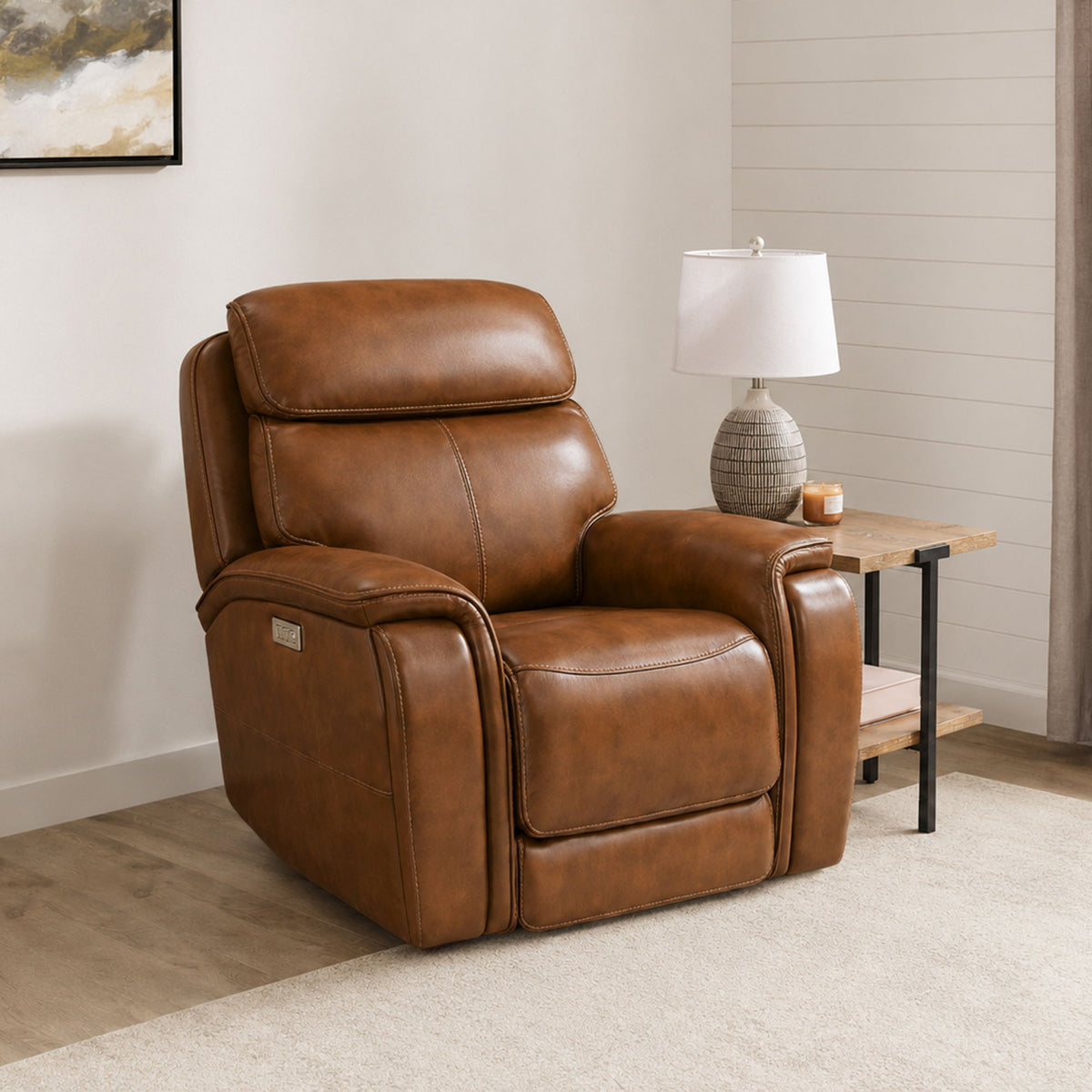 Walker - Power Gliding Recliner With Power Headrest &amp; Lumbar