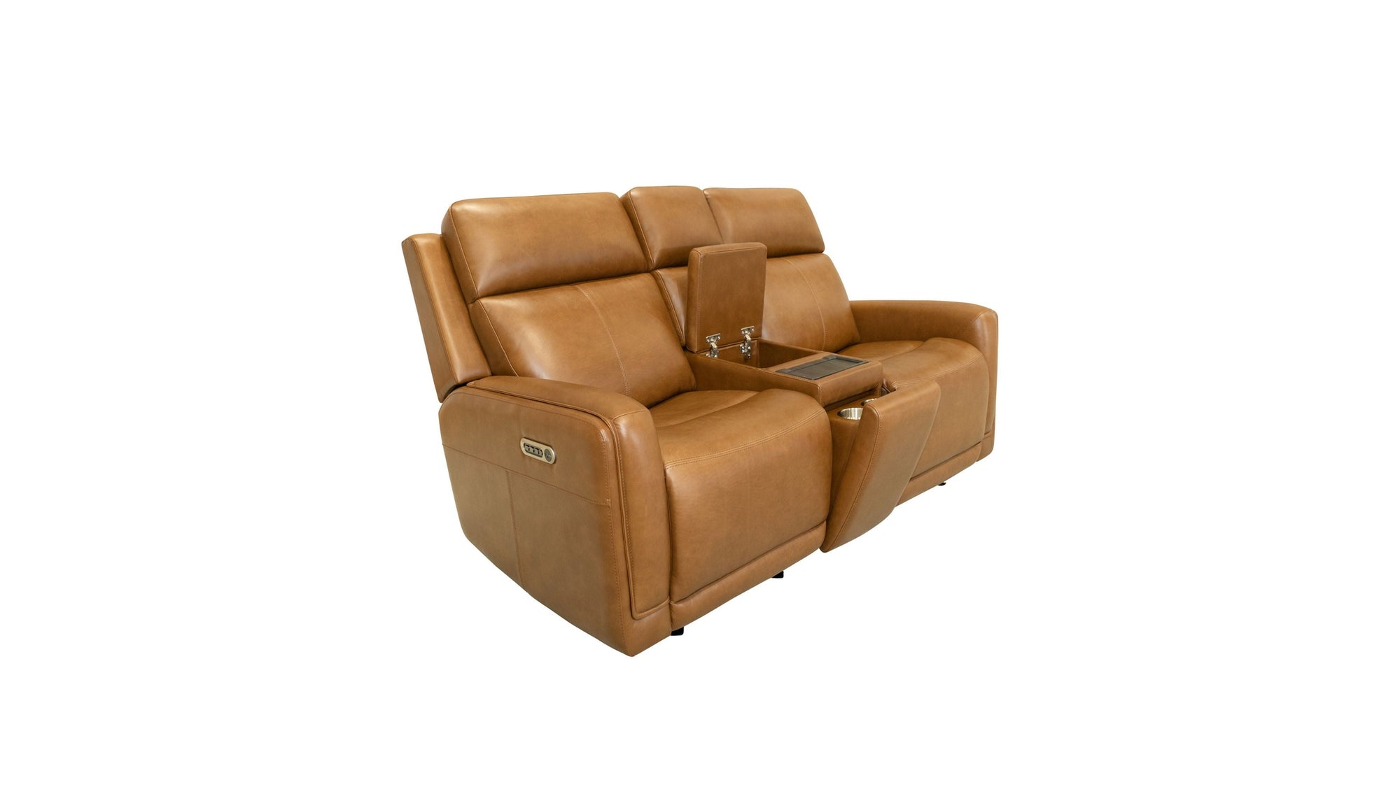 Alister - Power Gliding Loveseat With Console, Power Headrests &amp; Lumbar