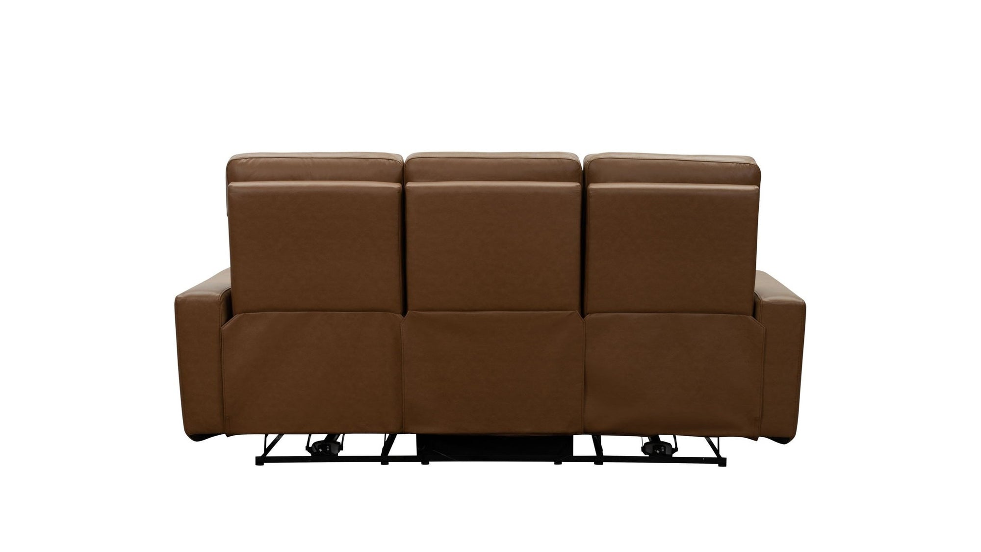 Cara - Sofa With Power Recline, Power Headrest And Power Lumbar - Light Brown
