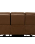 Cara - Sofa With Power Recline, Power Headrest And Power Lumbar - Light Brown