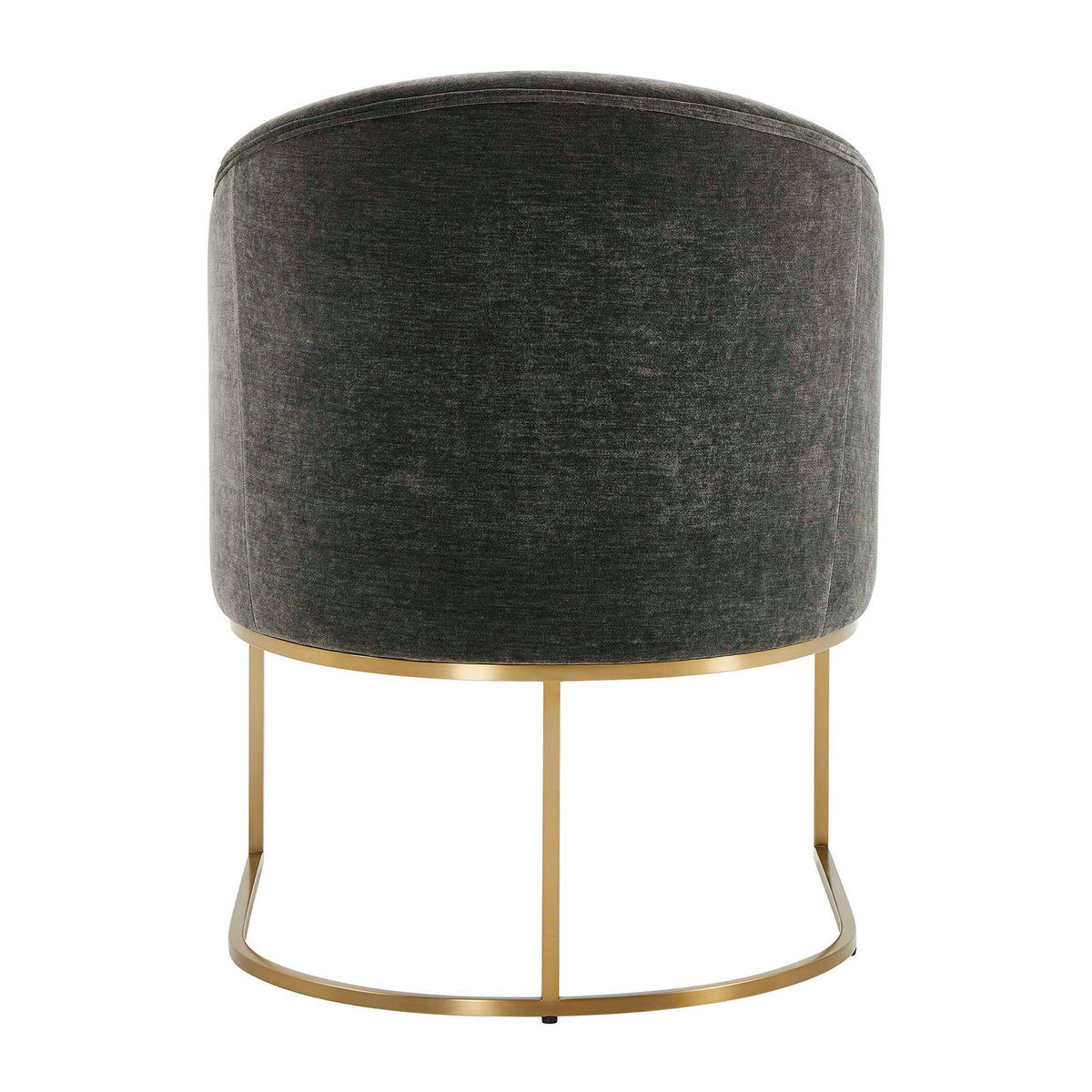 Hanni - Dining Chair - Charcoal / Gold