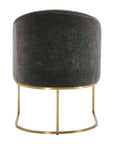 Hanni - Dining Chair - Charcoal / Gold