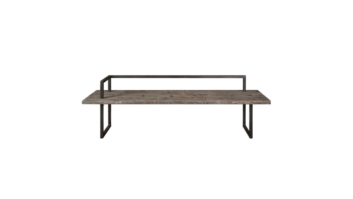 Herbert - Reclaimed Wood Bench - Light Brown