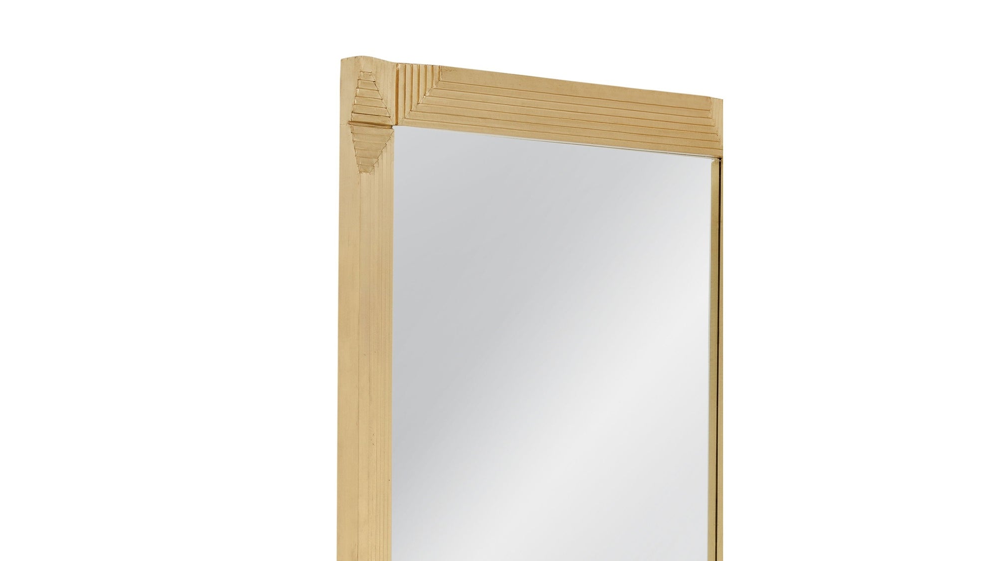 Mellstock - Floor Mirror - Brass Cladding