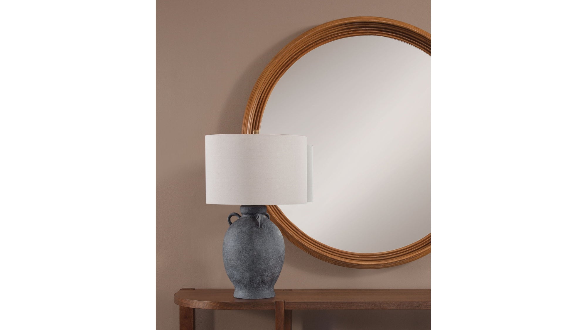 Canongate - Table Lamp - Gray / Beige