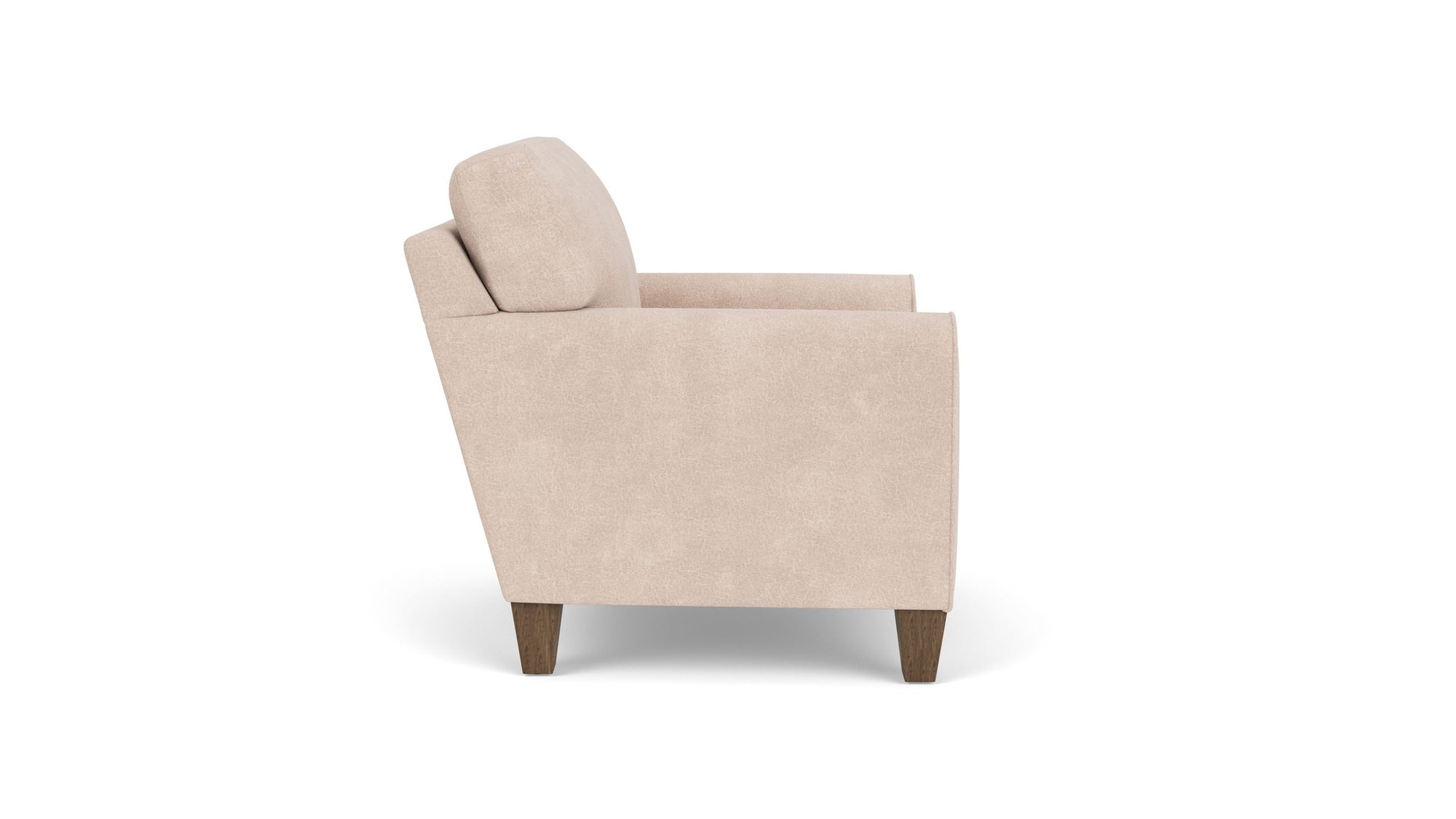 Moxy - Fabric Chair, Rounded Mailbox Arms