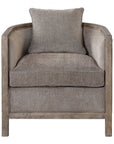 Viaggio - Chenille Accent Chair - Gray