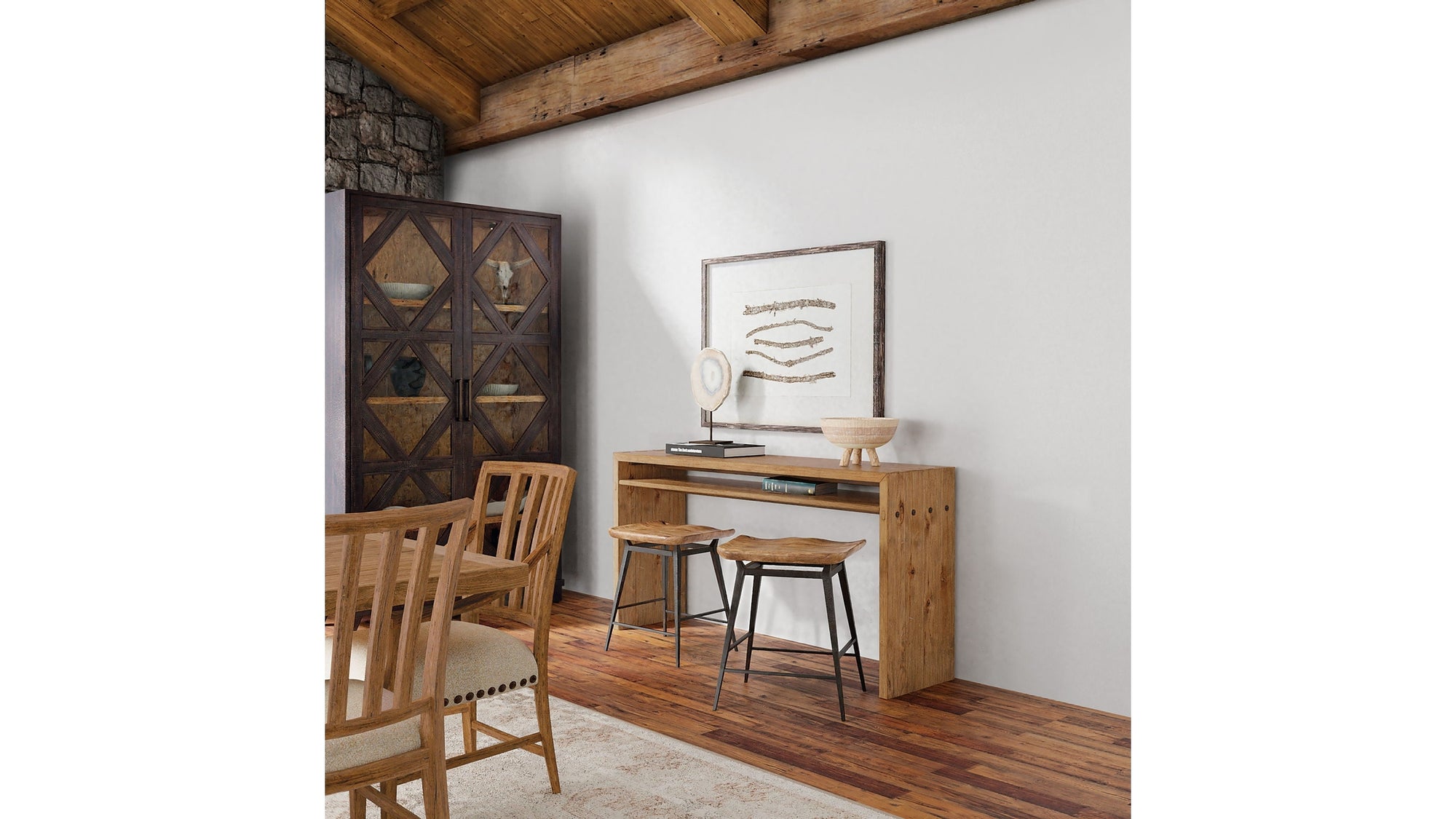 Big Sky - Stool - Light Brown