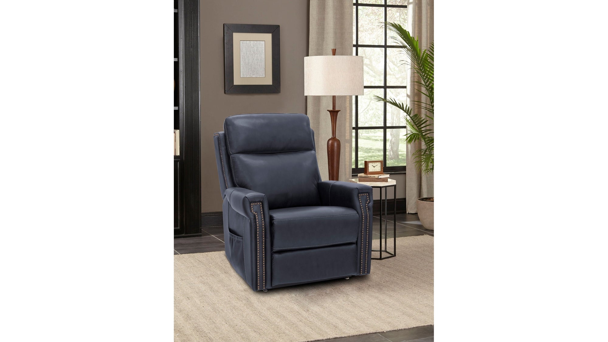 Louisville - Power Lift Recliner With Power Headrest, Power Lumbar, Layflat And Heat