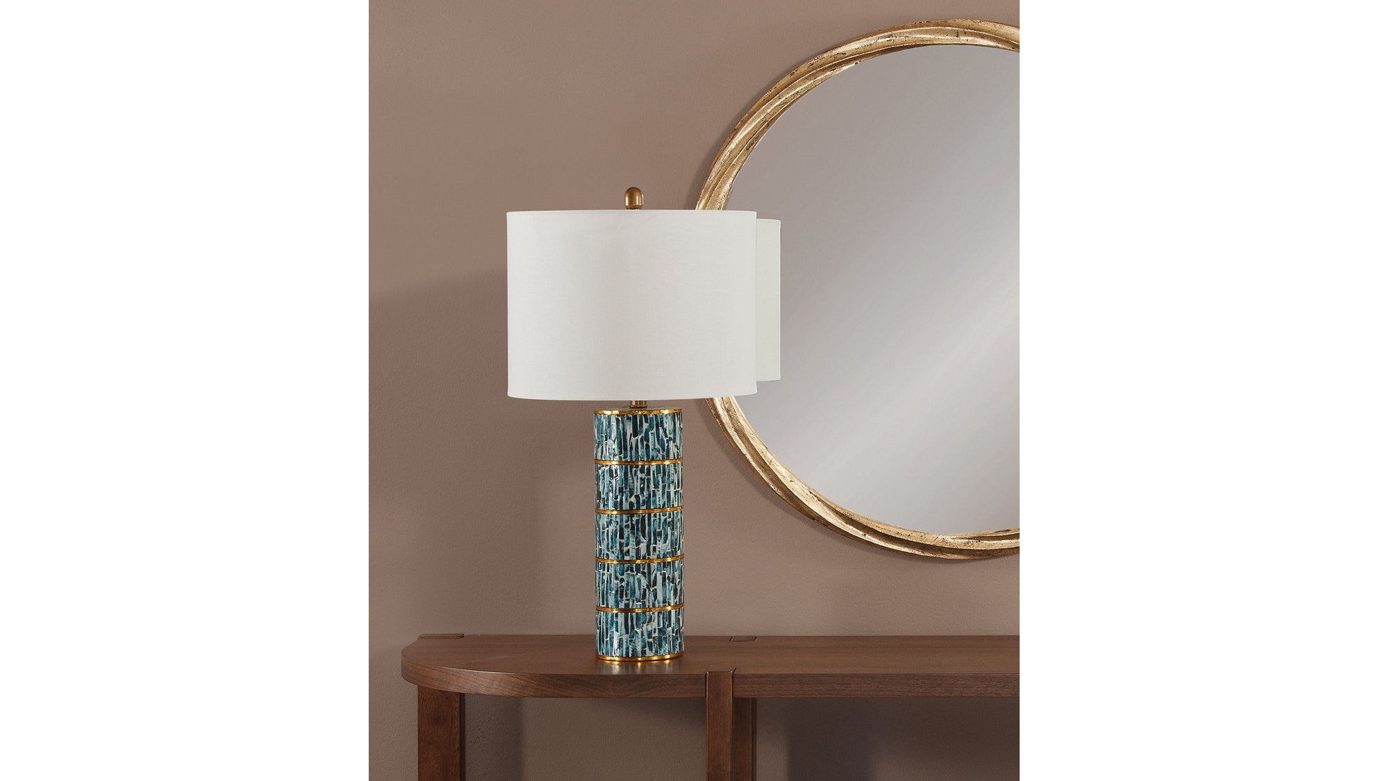 Barilla - Table Lamp - Blue / White